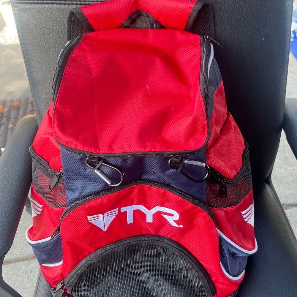 TYR Red and Black Men's Backpack